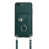 Organ Card Bag Ring Holder Phone Case with Long Lanyard